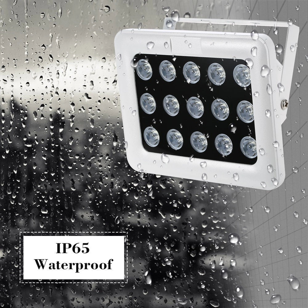 Trade Shop - Illuminatore Faretto Infrarossi Per Telecamera 15 Led Ir 900 Lm Per Telecamere -
