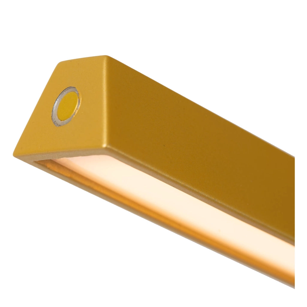 Lampada da scrivania moderna gialla LED dimmer Lucide
