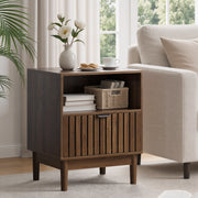 Comodino con Cassetto ¨C MINIMAL ¨C Noce, 45x39x56,5 cm