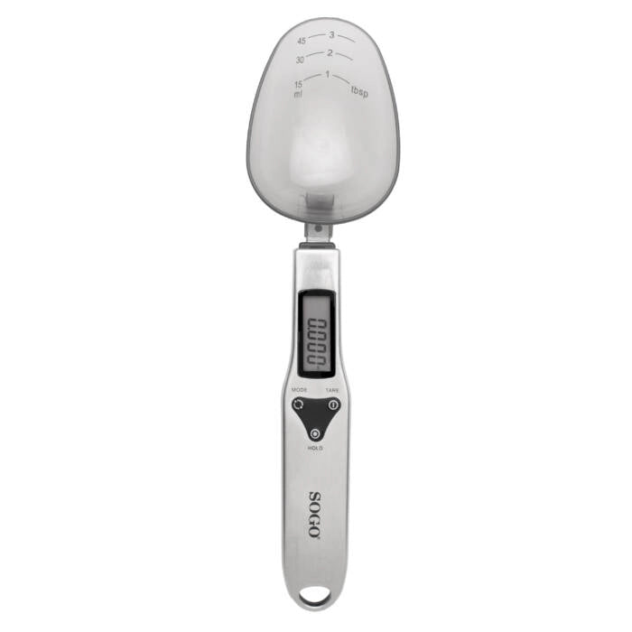 Bilancia digitale a cucchiaio 300g precisione 0,1g con display LCD e funzione tara per cucina e spezie - Sogo
