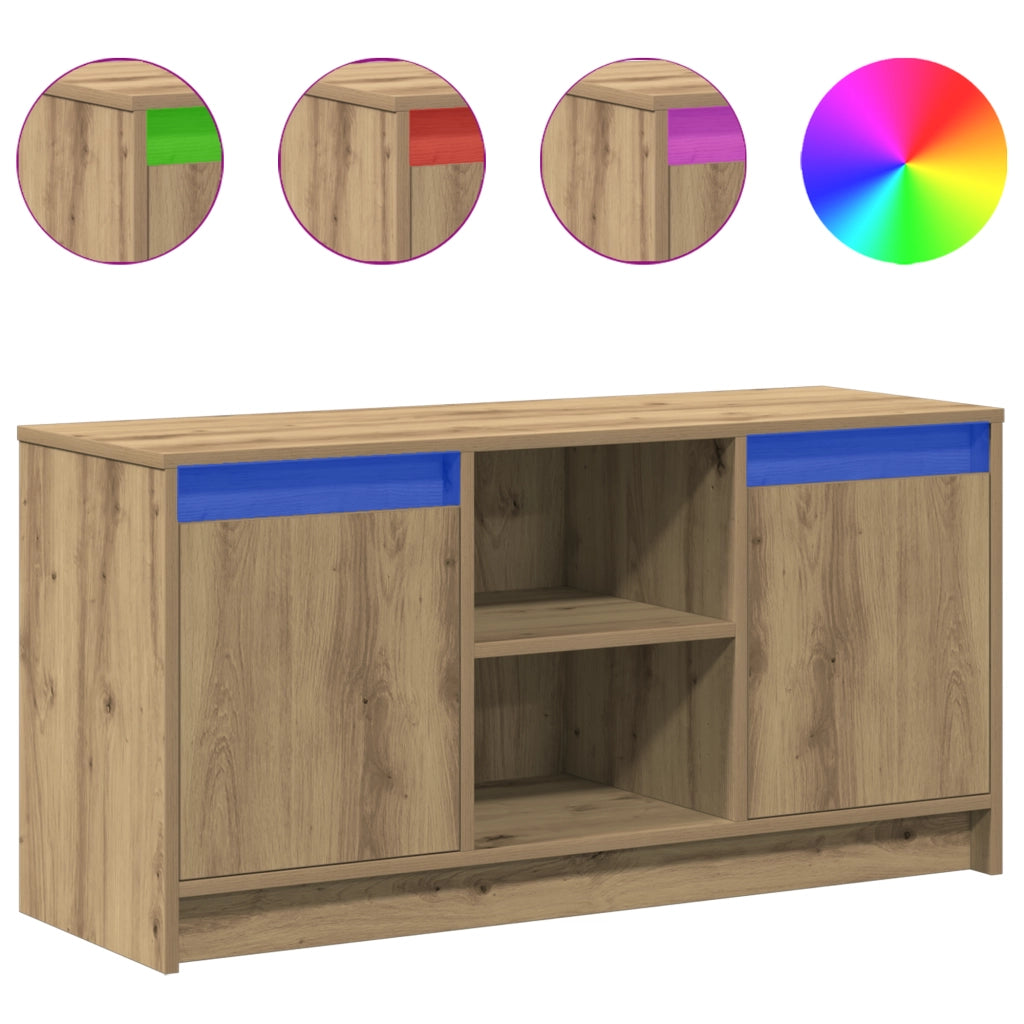 Centro di Intrattenimento Rovere Artigianale Legno Ingegnerizzato