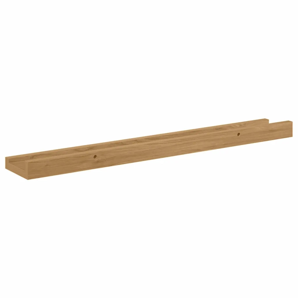 Scaffale da parete con lo scaffale 4 pcs Marrone 60 x 9 x 3 cm 42020017