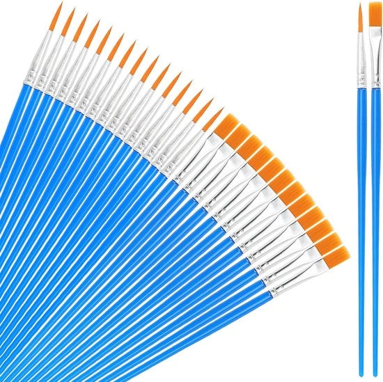 Set di pennelli da dettaglio - 200 pezzi - pennelli da dettaglio sottili e pennelli piatti - nylon 

Nota: Ho mantenuto il termine "pennelli" per descrivere gli strumenti, poiché è più comune in italiano rispetto a "penseli".