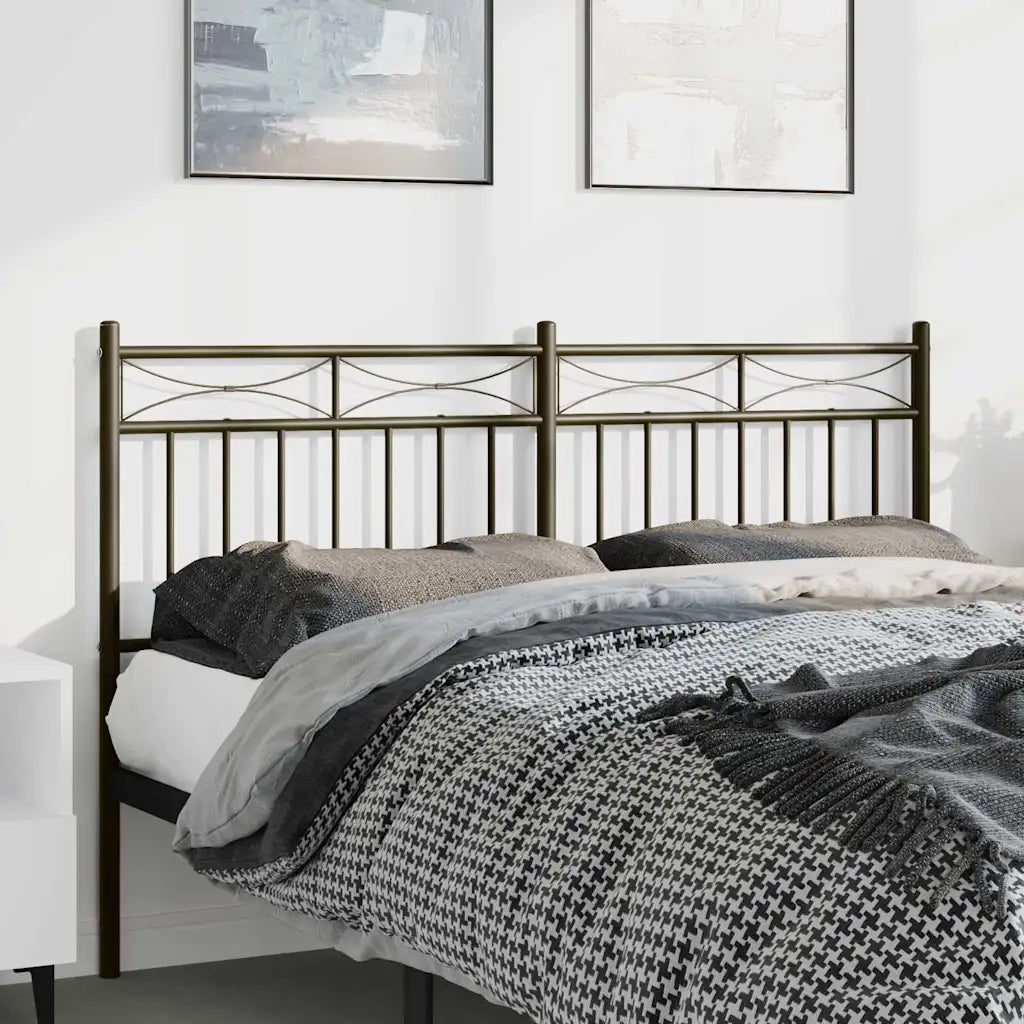 Testiera di Ricambio in Metallo Nero 135 cm 373723