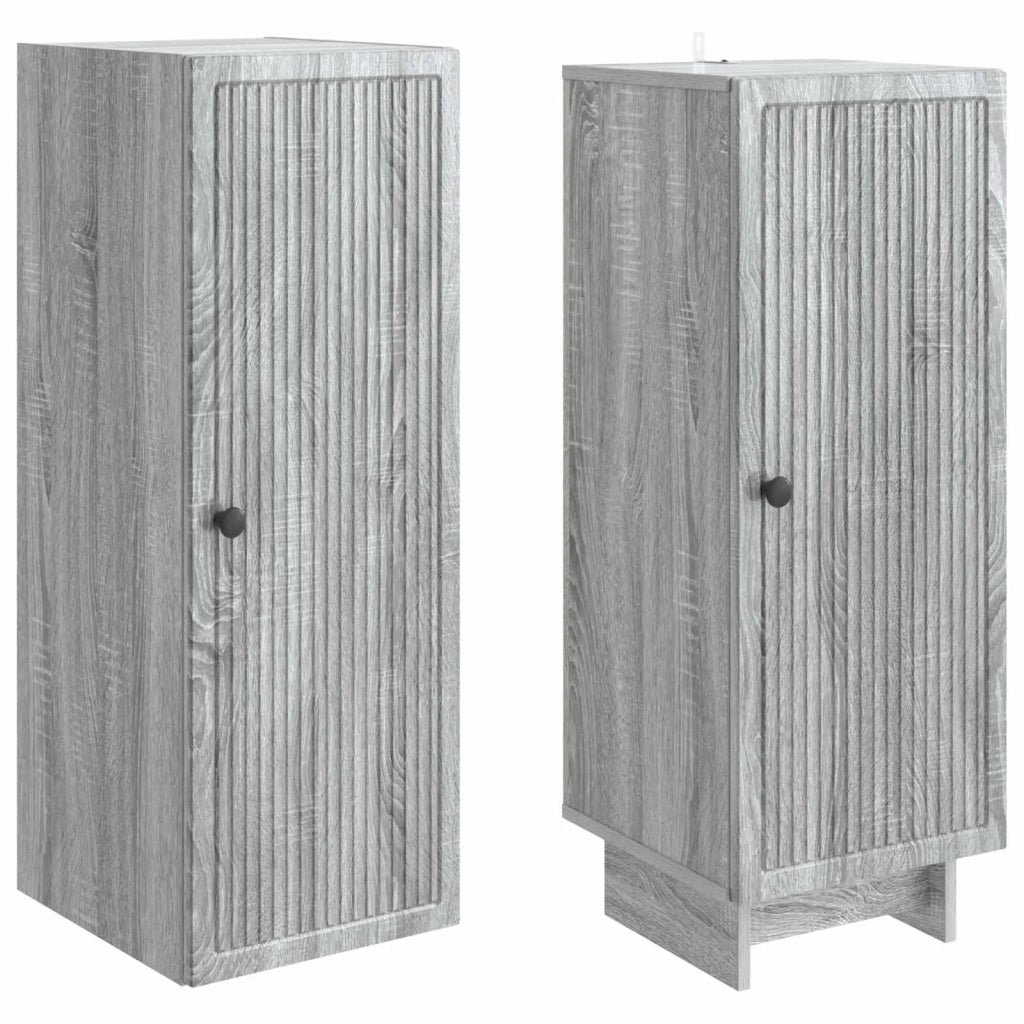 Set di armadi 2 pcs Sonoma grigio 34,5 x 33 x 90 cm 3416373