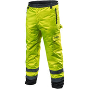 Topex 81-760-l pantaloni da lavo ro alta visibilità  isolati gi d