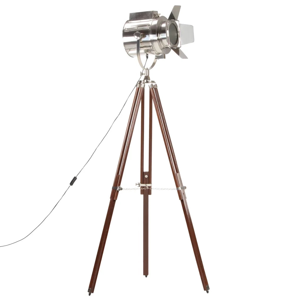 Lampada da Terra a Treppiede Legno Massello di Mango 180 cm CFW7614920
