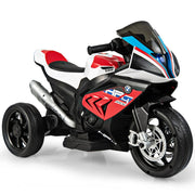 Moto elettrica a tre ruote per bambini 82,5 x 42 x 54 cm design divertente ed educativo in plastica PP rossa 20_0020789