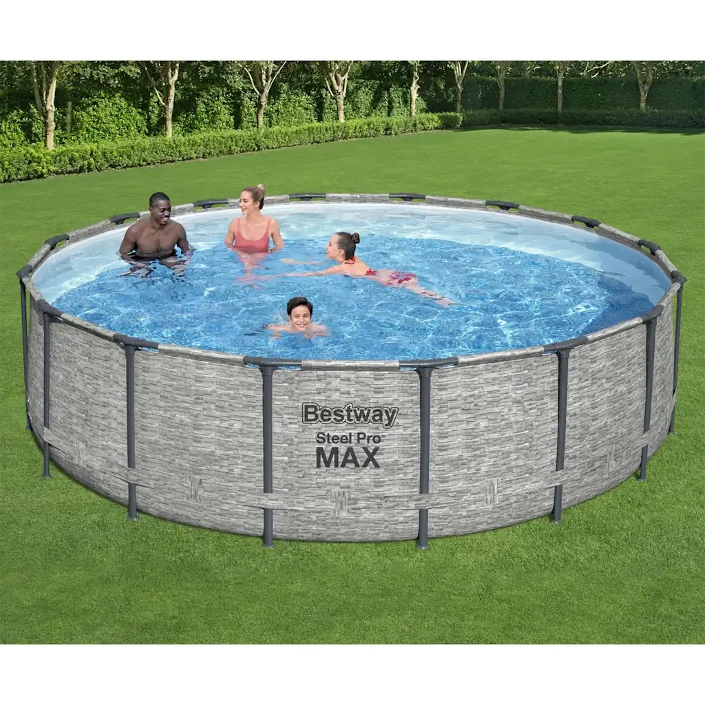 Bestway Piscina Rotonda Power Steel 488x122 cm 3202688