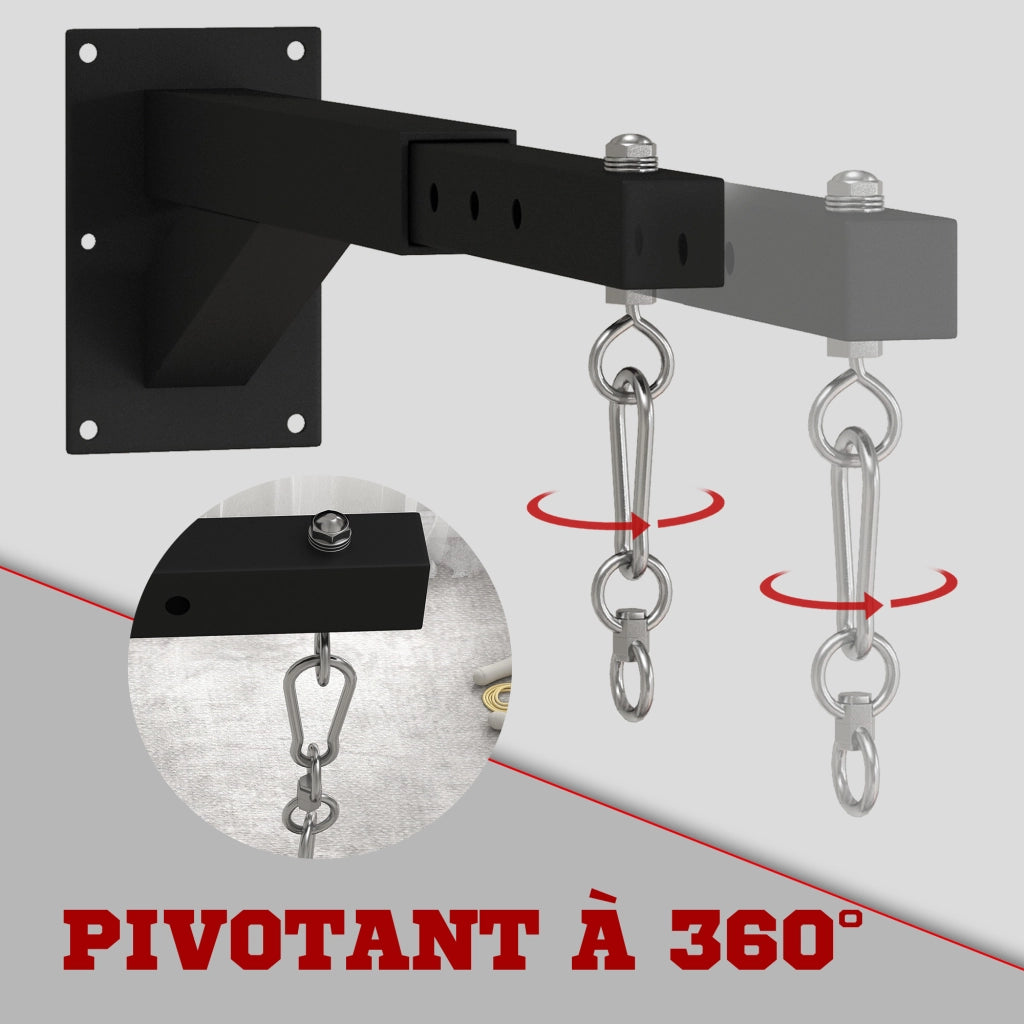 Supporto per sacco da boxe regolabile ¨C zephmum ¨C 5 lunghezze fino a 60kg