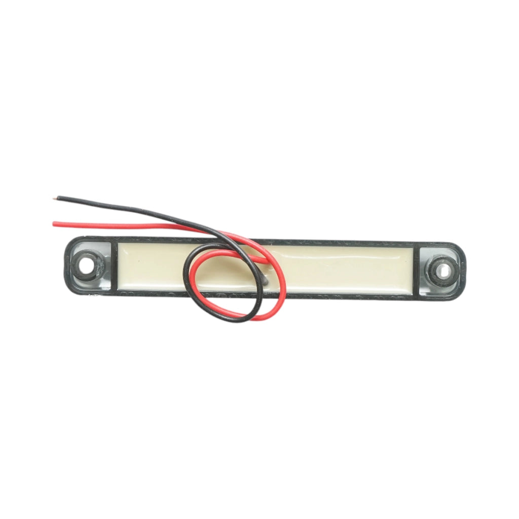 Luce di posizione laterale a LED sottile 12-24V bianco fumo 100x15x10mm FR0176