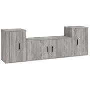 Set di mobili in legno ingegnerizzato Sonoma da 3 pezzi (mobile credenza mobile TV soggiorno camera da letto salotto) - 02_0024636