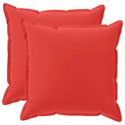 Federa 2 pcs HOUTEN Rosso 55 x 55 cm Poliestere 920511