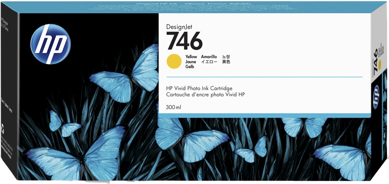 HP Cartuccia di inchiostro giallo DesignJet 746 da 300 ml