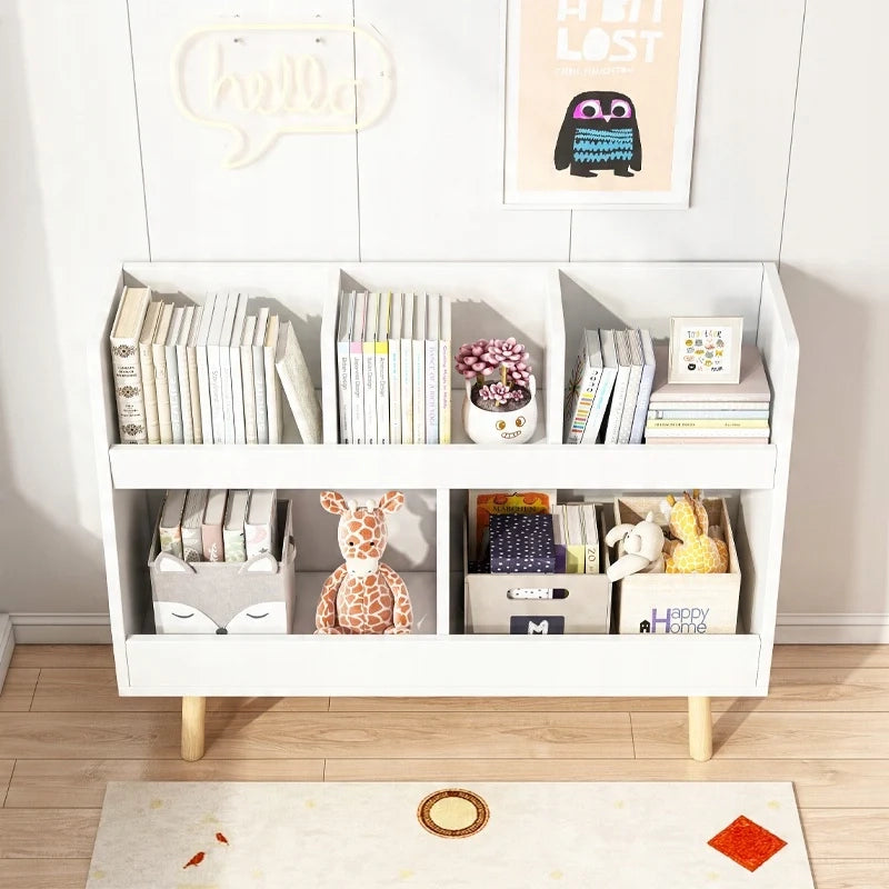 Libreria 60x25x80 cm in finitura bianca, ideale per ogni ambiente.