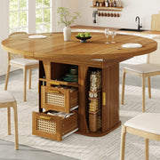 TAVOLO Allungabile 118-158 cm in MDF Effetto Rovere