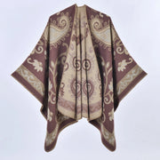 Sciarpa spessa con motivo paisley retr¨°