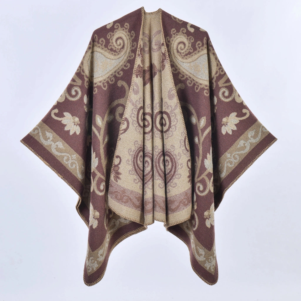 Sciarpa spessa con motivo paisley retr¨°