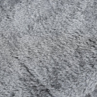 Scaletta per Cani 4 Gradini 60x35x44 cm in Flanella Sfoderabile e Truciolato Grigio chiaro