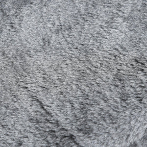 Scaletta per Cani 4 Gradini 60x35x44 cm in Flanella Sfoderabile e Truciolato Grigio chiaro