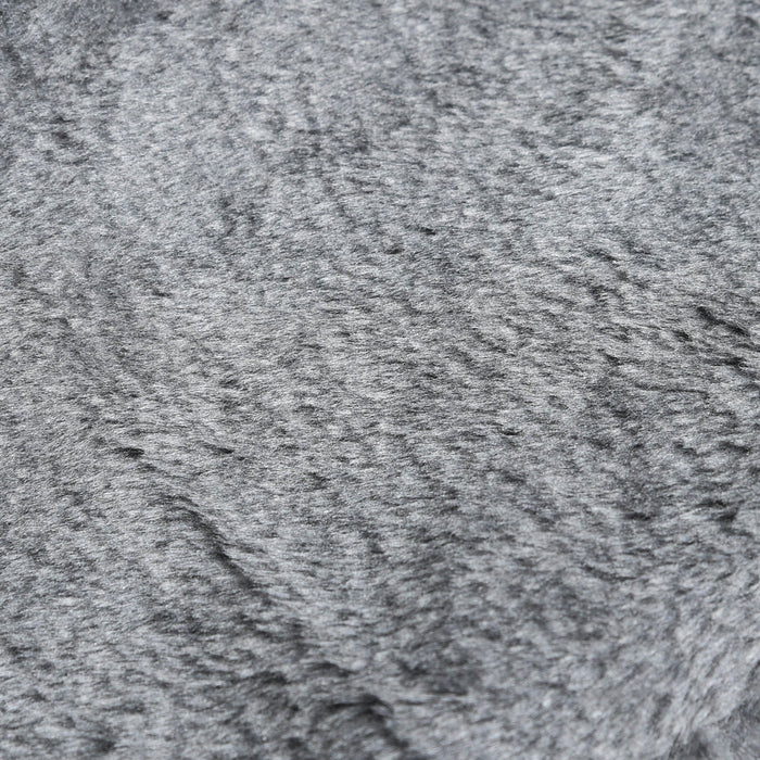 Scaletta per Cani 4 Gradini 60x35x44 cm in Flanella Sfoderabile e Truciolato Grigio chiaro