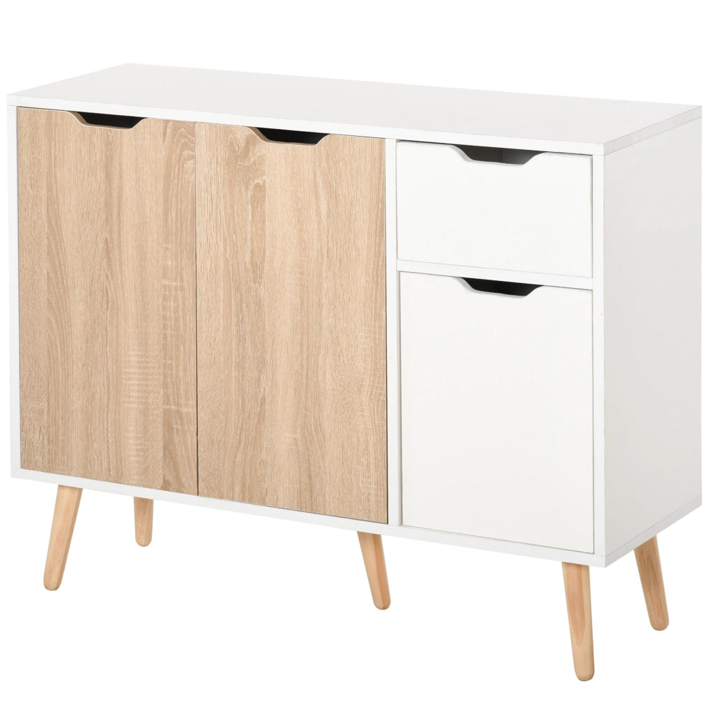 Buffet ¨C zephmum ¨C legno massello bianco effetto quercia