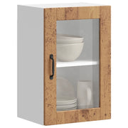 Pensile da Cucina con Porta in Vetro Porto Legno Vecchio 854015