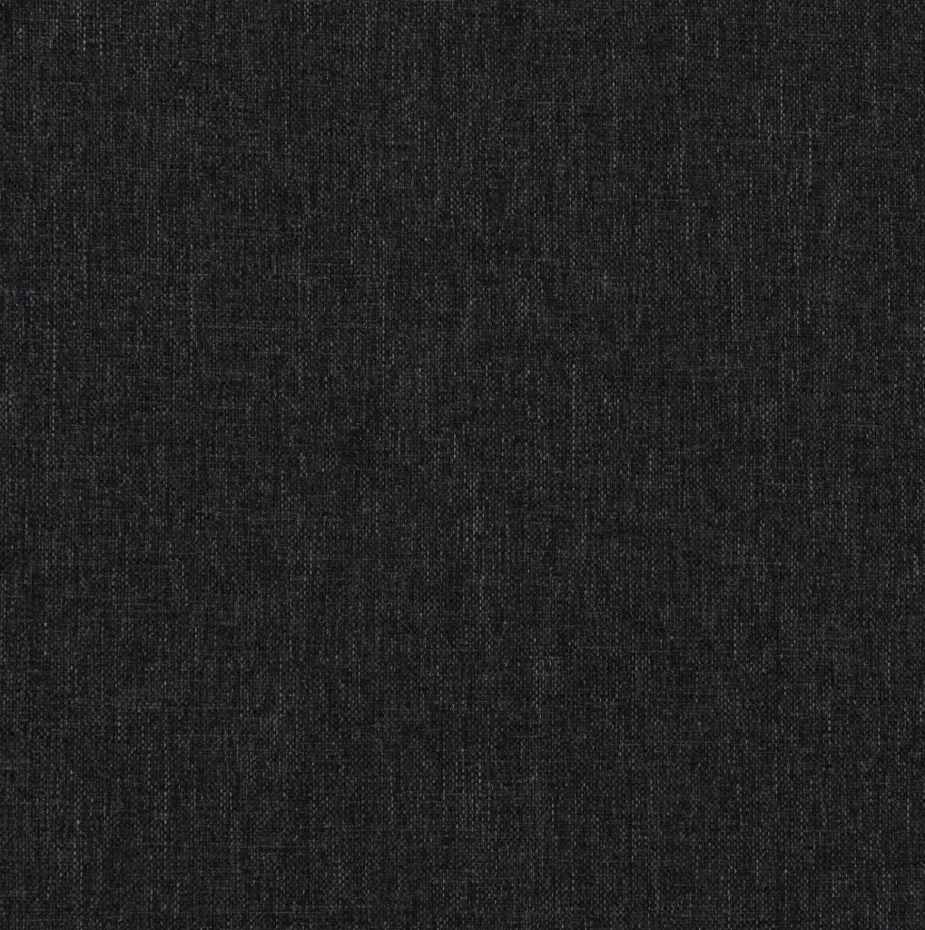 Letto singolo imbottito nero 90x200 cm con LED, 2 cassetti e materasso H3