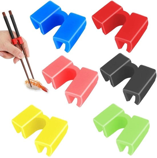 Set di Spiedini di Cibo - Accessorio di Supporto - Spiedini di Cibo Riciclabili - Per Bambini/Adulti - Materiale PE - 6 Pezzi - Adatto per Principianti - Supporto per Spiedini di Cibo