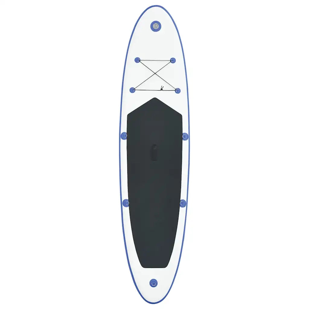 Set Tavola da SUP e Surf Gonfiabile Blu e Bianco 90633