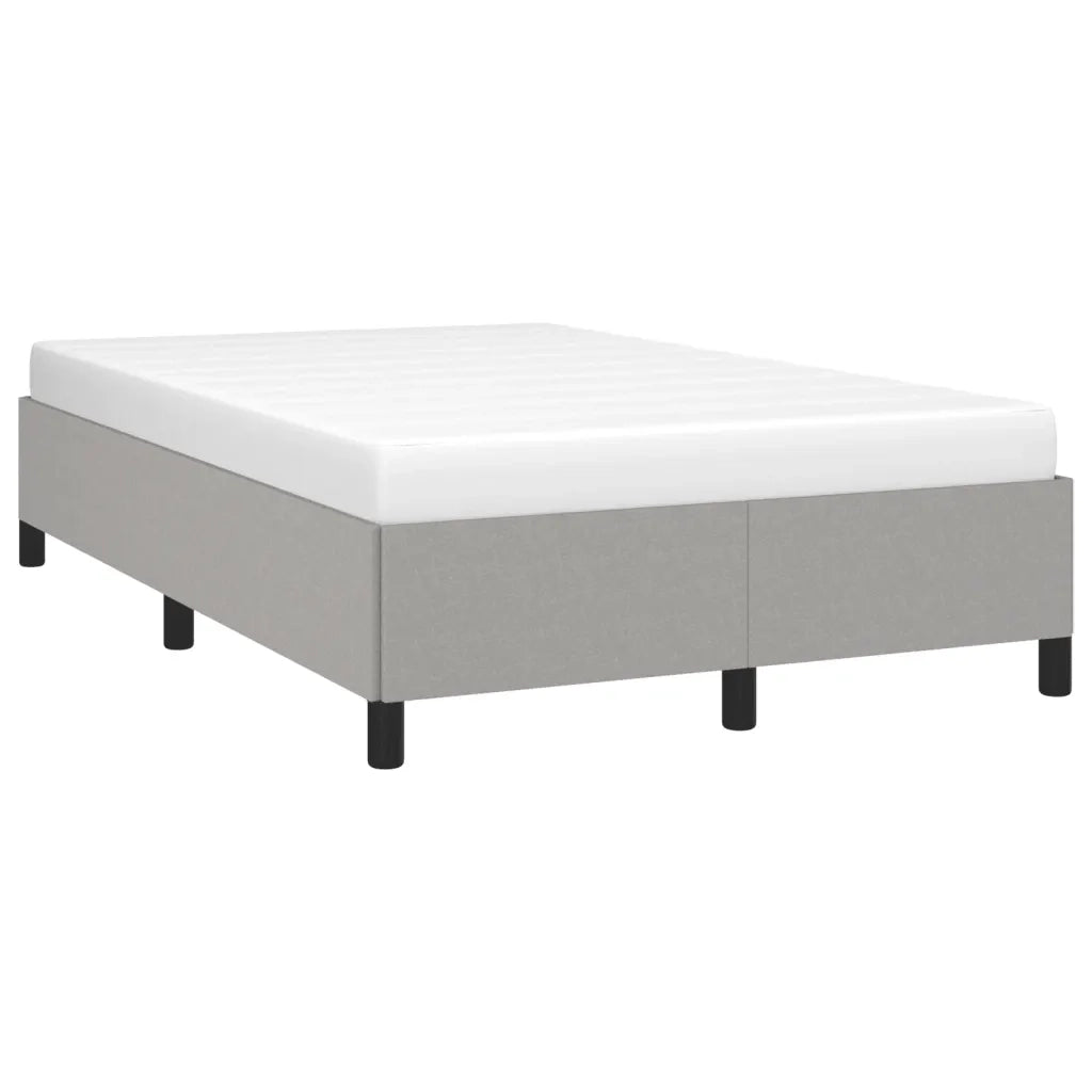 Giroletto senza Materasso Grigio Chiaro 120x190 cm in Tessuto 3269631