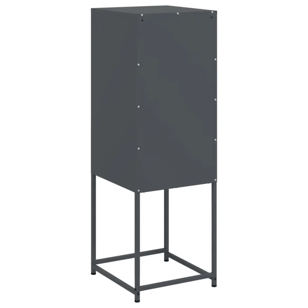 Credenza Antracite 36x39x107 cm in Acciaio 846532