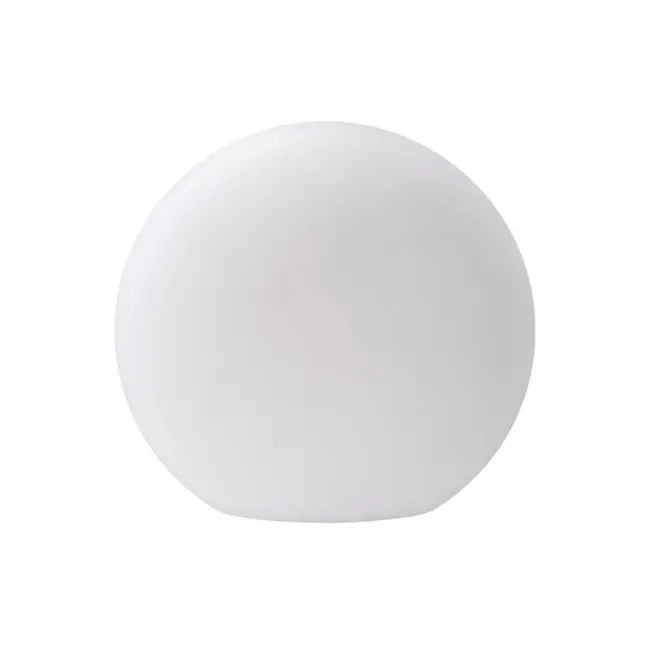Lampada a palla da giardino in resina Lampade da terra a sfera luce bianca 500mm