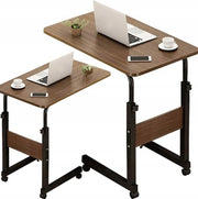 Scrivania regolabile in altezza, 60x40x68-83 cm, colore marrone, ergonomica e versatile.