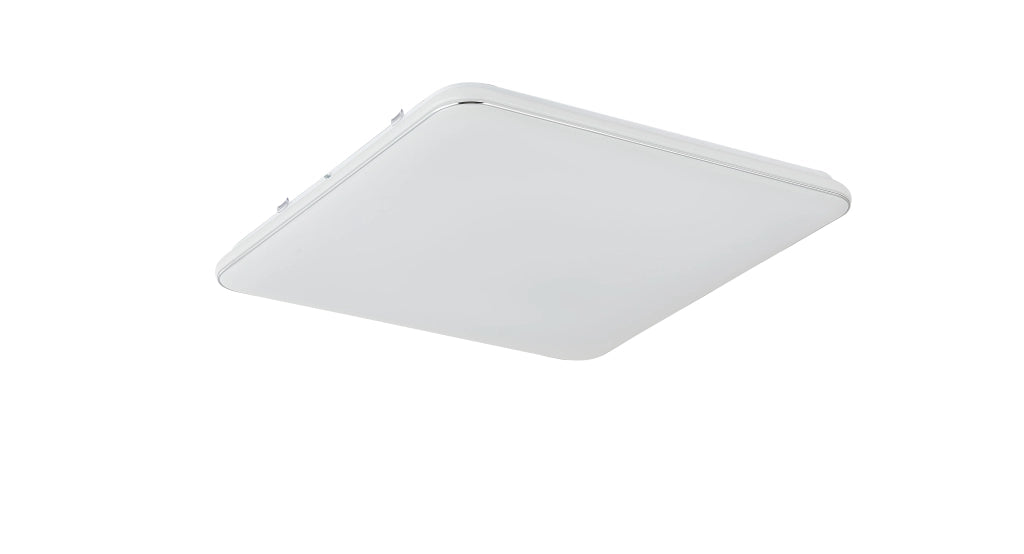 Plafoniera LED quadrata 53cm bianca cromo 48W Zuma Line