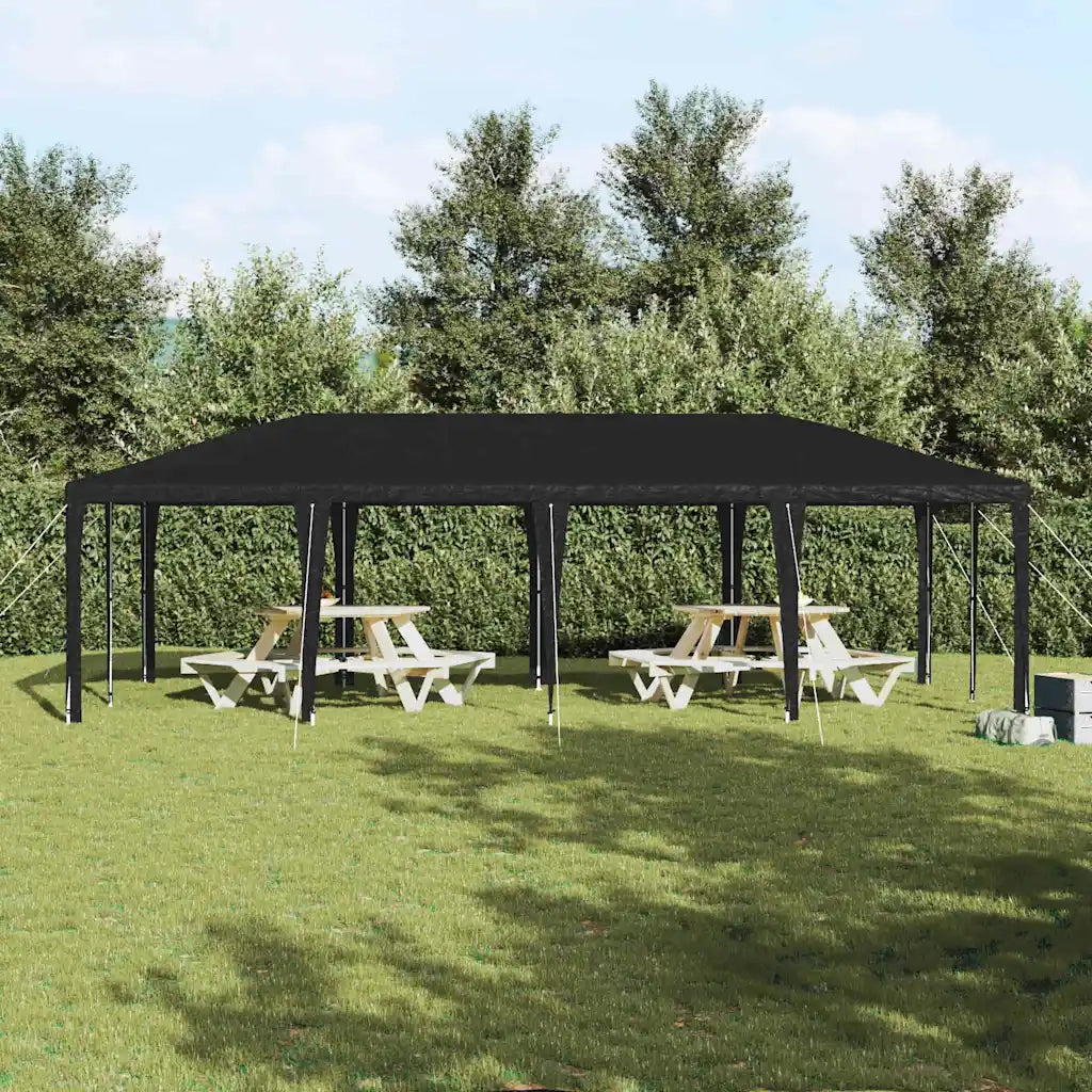 Tenda Party Antracite 800 x 400 x 266 cm Polietilene e Acciaio 42003439