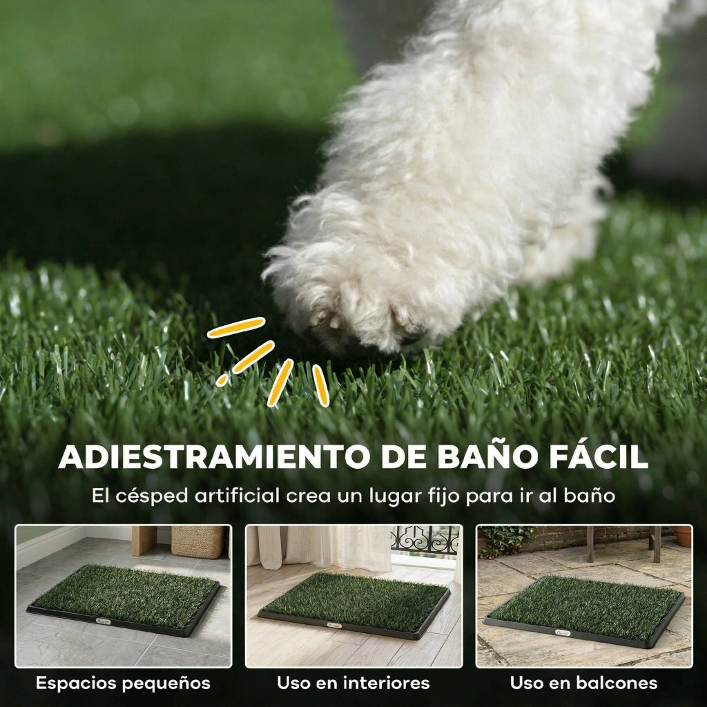 Tappetino Erba Sintetica per Cani ¨C Zephmum ¨C Verde 76x50.5 cm