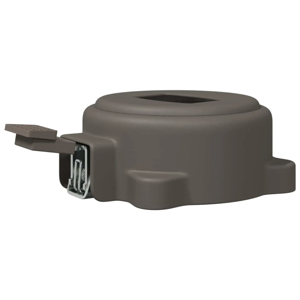 Base per ombrellone-Supporto per ombrellone Argento 23 x 14 x 6 cm