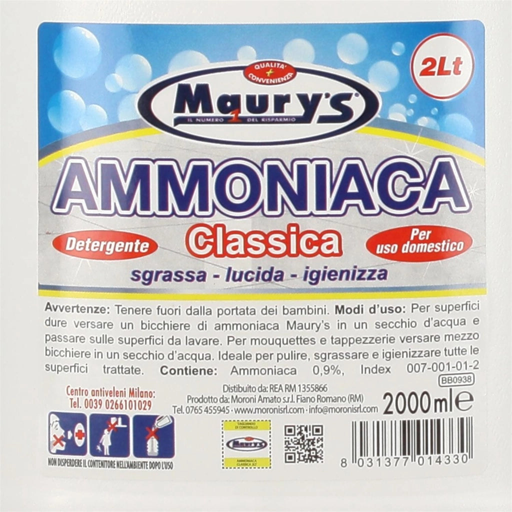 MAURY'S AMMONIACA CLASSICA IN FORMATO DA 2 LT