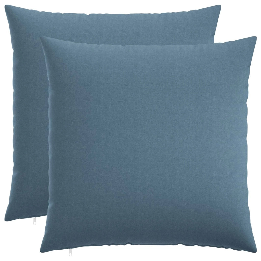 Federa 2 pz HEERLEN Blu jeans 55 x 55 cm Tessuto 912221