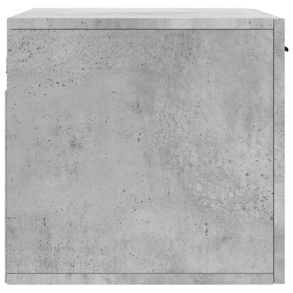 Armadietto a Muro | Mobile a Parete Grigio Cemento 60x36,5x35 cm Legno Multistrato