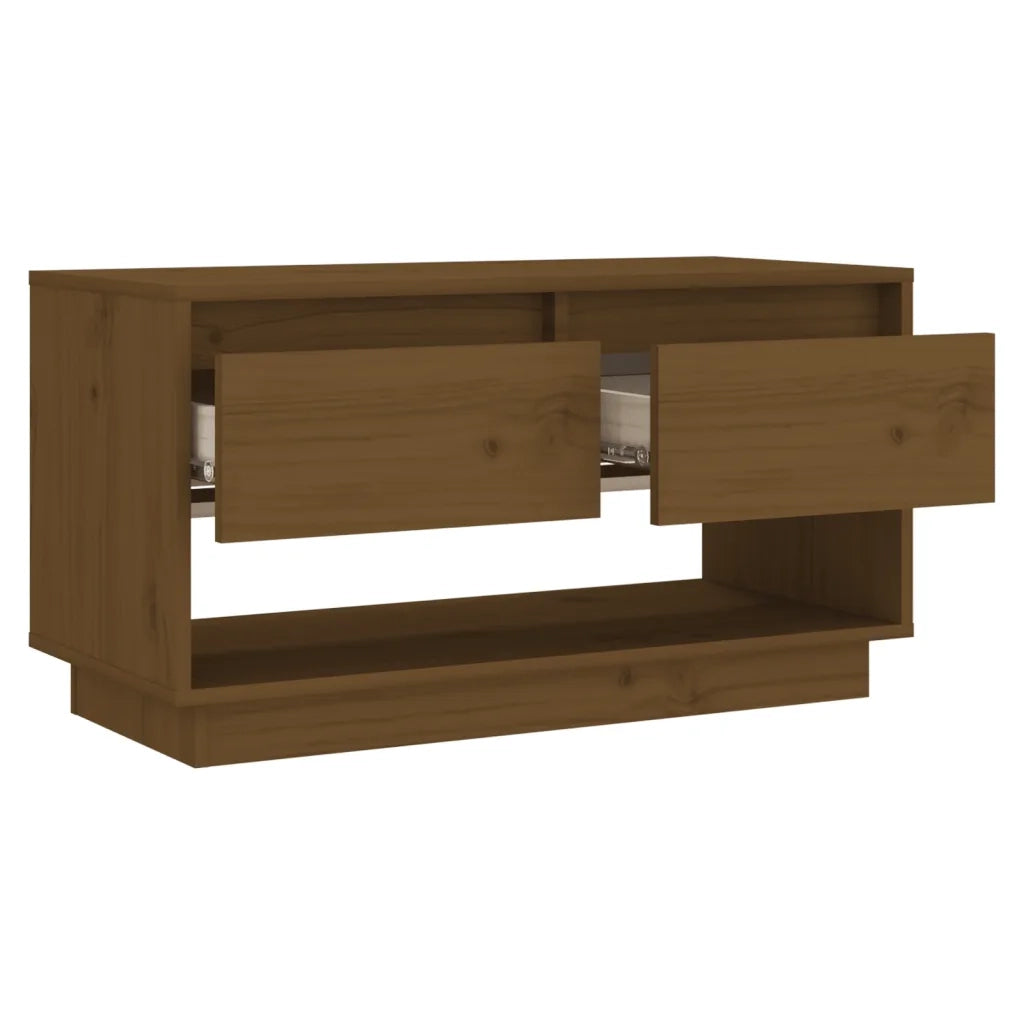 Mobile TV ambra 74x34x40 cm in Legno Massello di Pino 813842