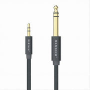 Trade Shop - Cavo Aux Jack Da 3,5 Mm A 6,5 ​​mm Audio Stereo Alta Qualità Da 3 Metri Ajack-05 -