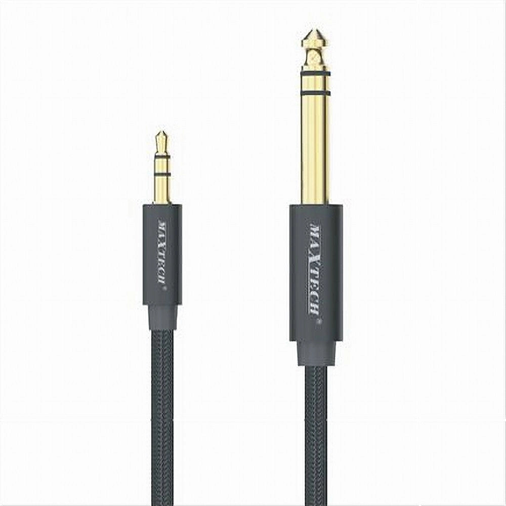 Trade Shop - Cavo Aux Jack Da 3,5 Mm A 6,5 ​​mm Audio Stereo Alta Qualità Da 3 Metri Ajack-05 -