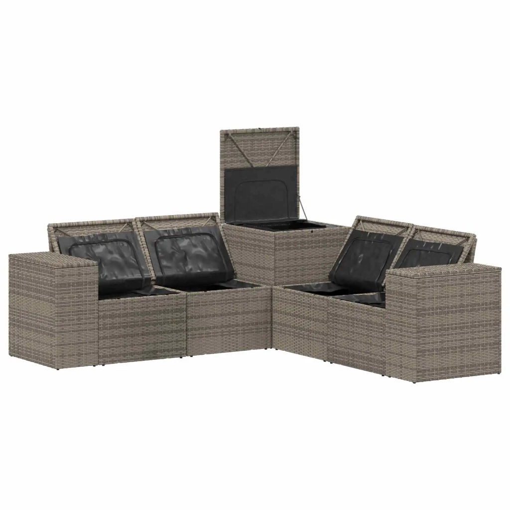 Set di divani 5 pz Grigio e Grigio Scuro 3447920