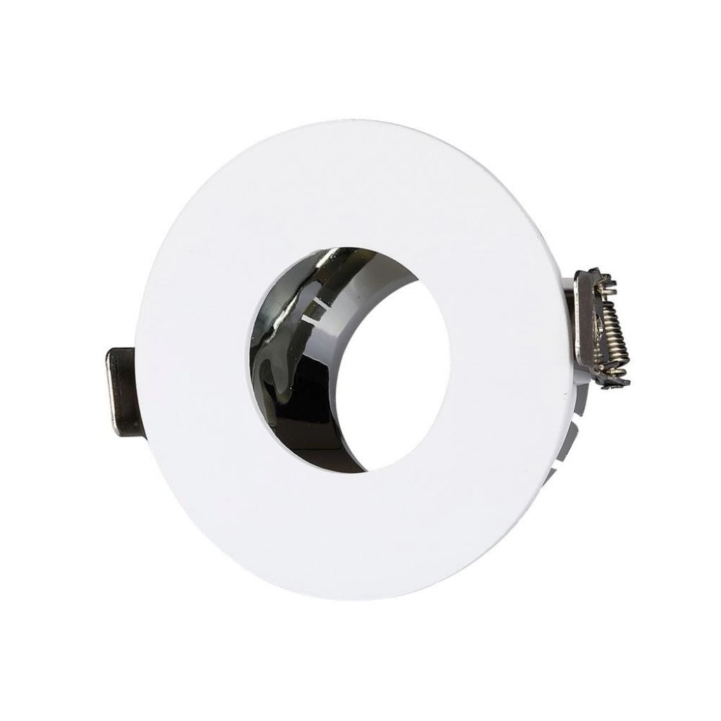 GU10 adatto bianco+chorme rotondo VT-873