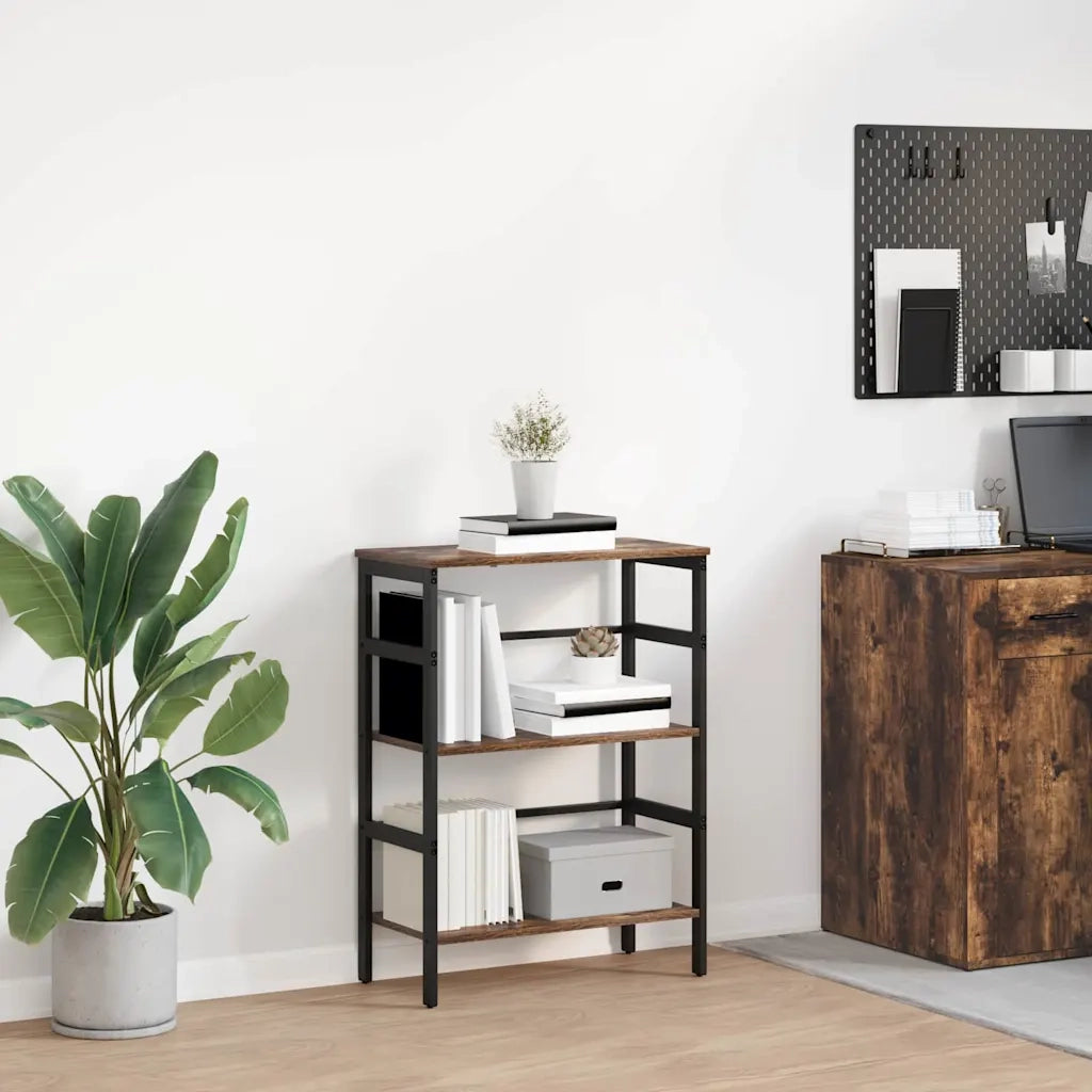 Libreria Rovere fumé 60 x 29,5 x 81 cm Legno multistrato
