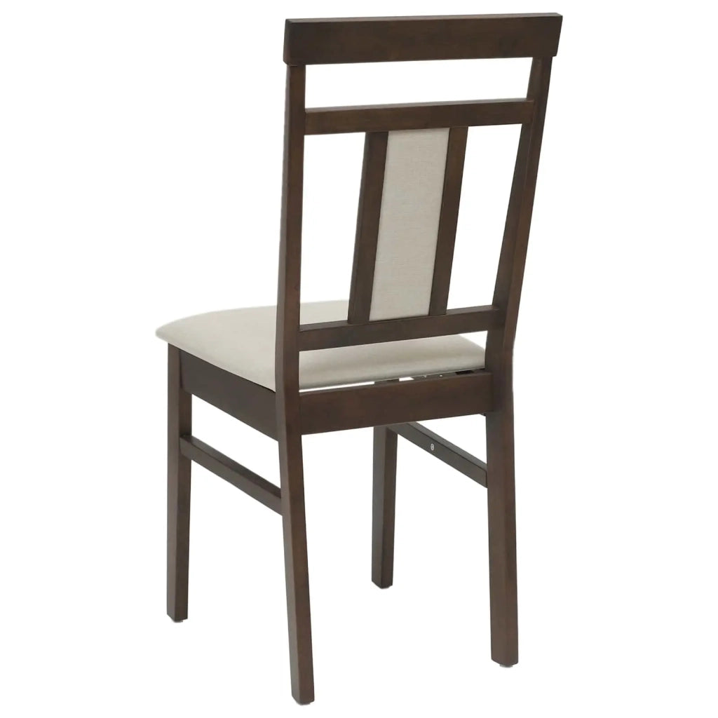 Sedia da pranzo 2 pcs Marrone chiaro e chiaro 42020501