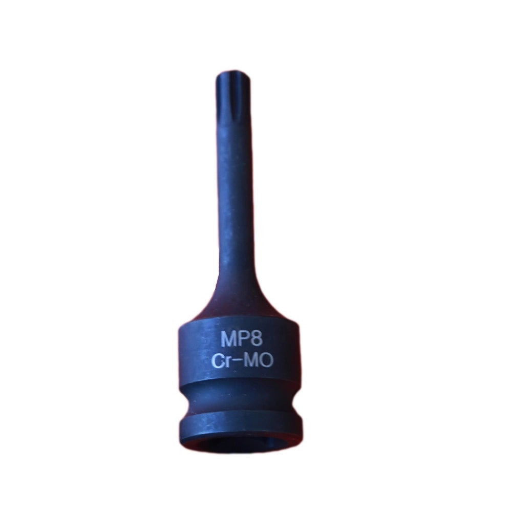 Trade Shop - Set Chiavi Bussola Ad Impatto 1/2 Attacco Mp 8 Pz Per Avvitatore Pneumatico -