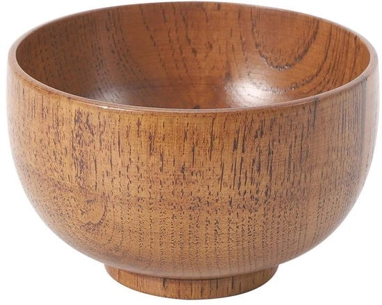 Contenitore in legno per cibi - componibili - soffiate - granuli - snack - 11cm, 12cm, 14cm - set di 6 pezzi